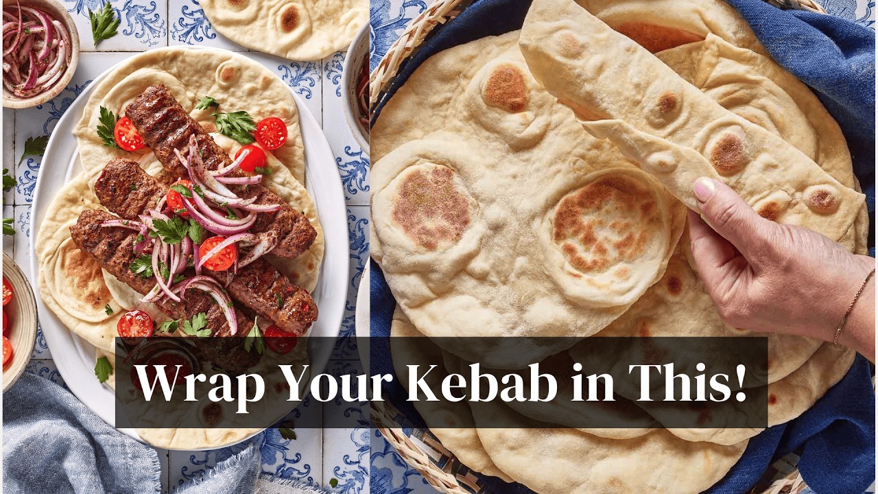 Turkish Lavash Bread: Puffy, Pan-Cooked & Perfect with Kebabs