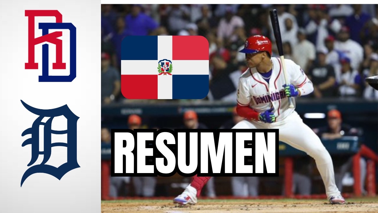 RESUMEN: REPUBLICA DOMINICANA VS DETROIT | JUEGO 2 EXHIBICION PARTIDAZO