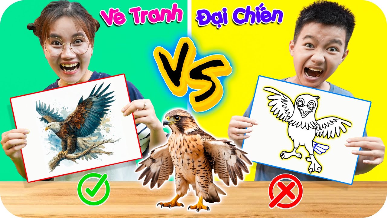 Cuộc Thi Vẽ Tranh Sáng Tạo Bất Ổn ♥ Min Min TV Minh Khoa