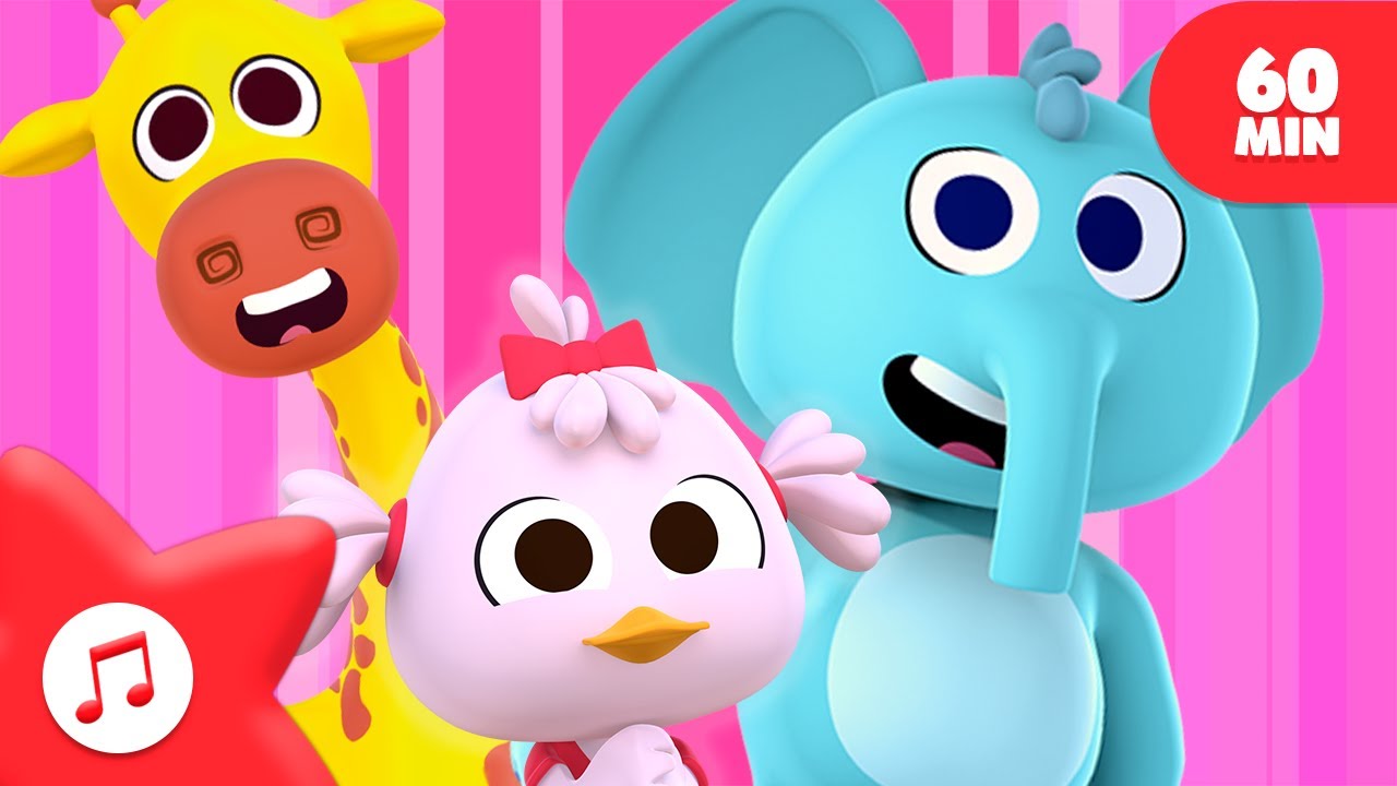 Músicas do Zoológico: Cante com os Animais 🦁 MIX 🌈 PARA CRIANÇAS | Canções do Zoo
