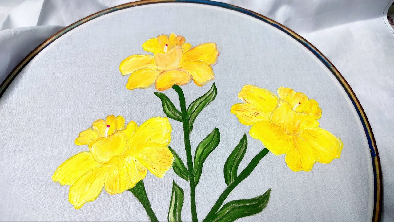 easy handprint dress flower design.#handprinting #painting #handprints