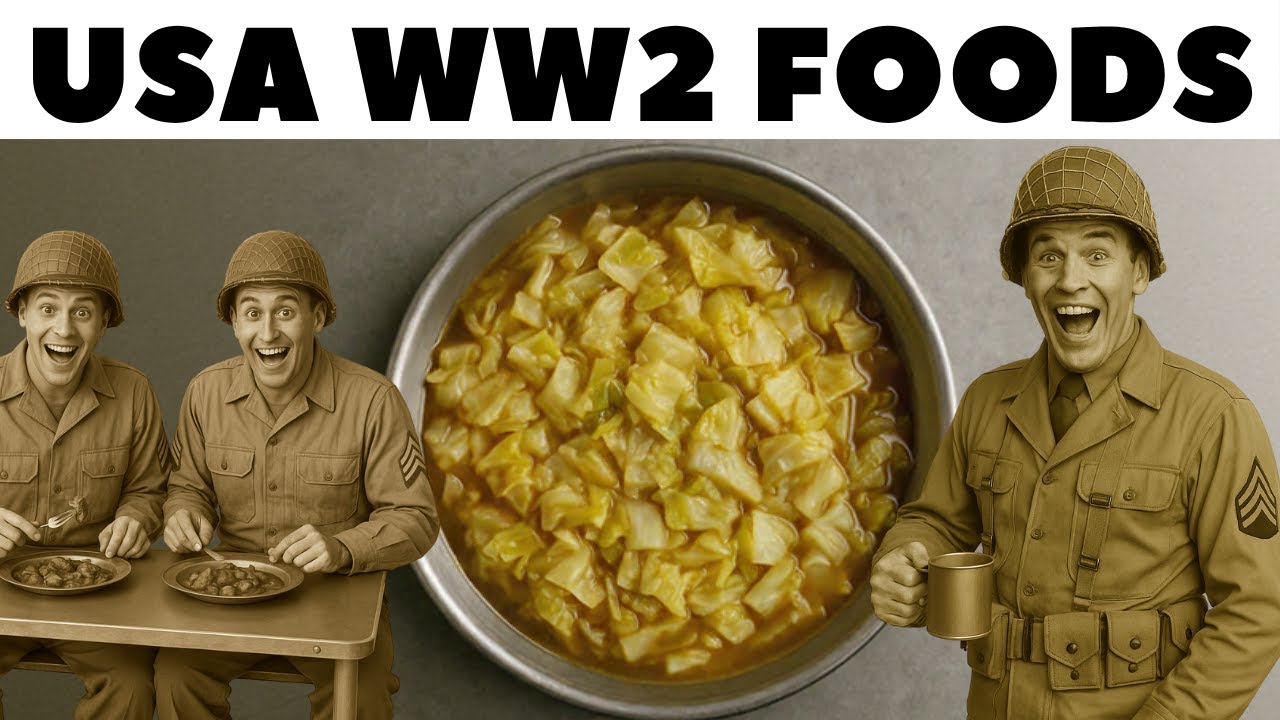 25 SHOCKING Foods American Soldiers Ate In Camps during WW2