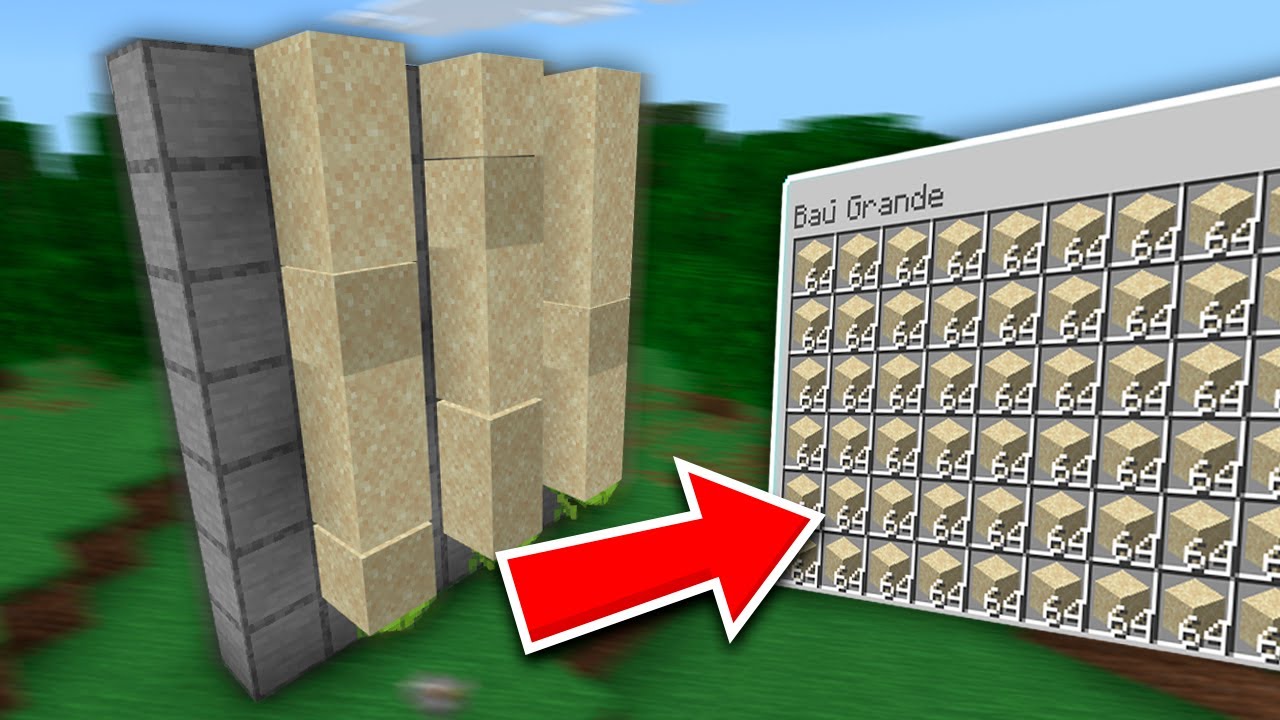 FARM DE AREIA no MINECRAFT BEDROCK 1.21