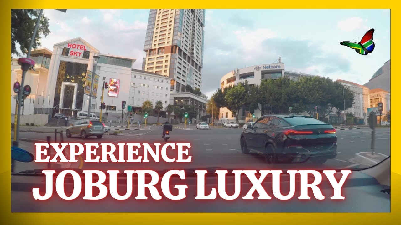 Driving Through Ultra Luxury in Sandton & Sandhurst #southafrica
