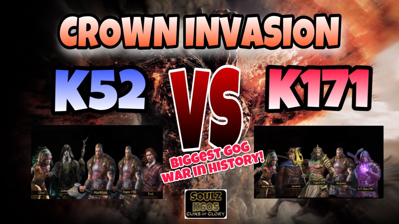 [Guns of Glory] KVK - K52 VS K171!🔥 ( PART 1) #gunsofglory #gog #kvk