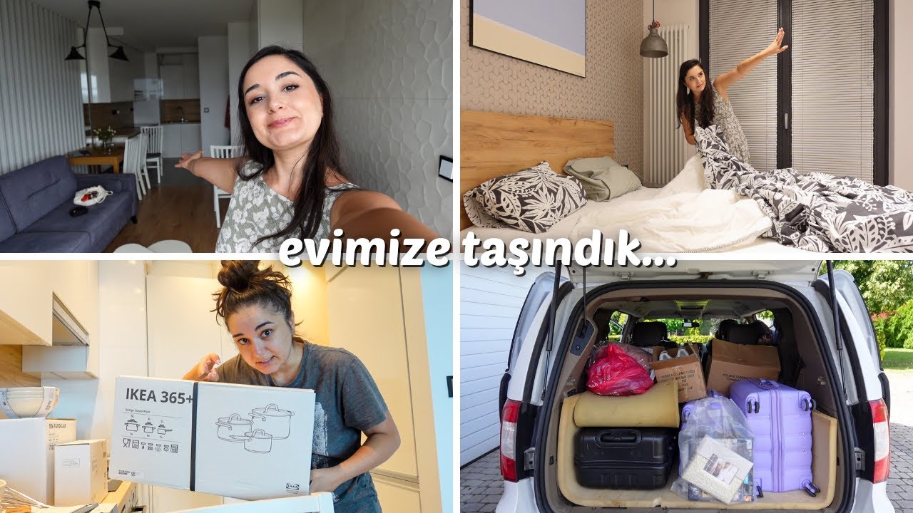 VLOG | Evimize Taşındık | Ikea Alışverişi, Yeni Ev Yerleştirme ve Gurbetçilik xd