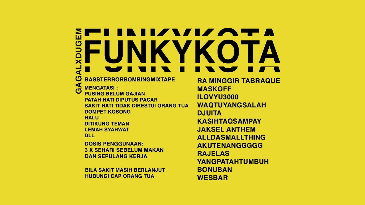 FUNKYKOTA BASSTERRORBOMBING MIXTAPE ( AJUR AJURAN )
