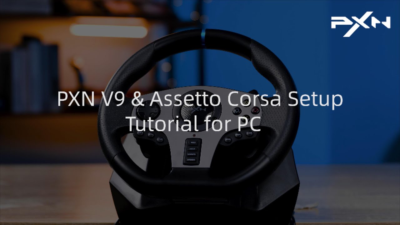 PXN V9 Racing Wheel & PC Assetto Corsa Setup Tutorial. 