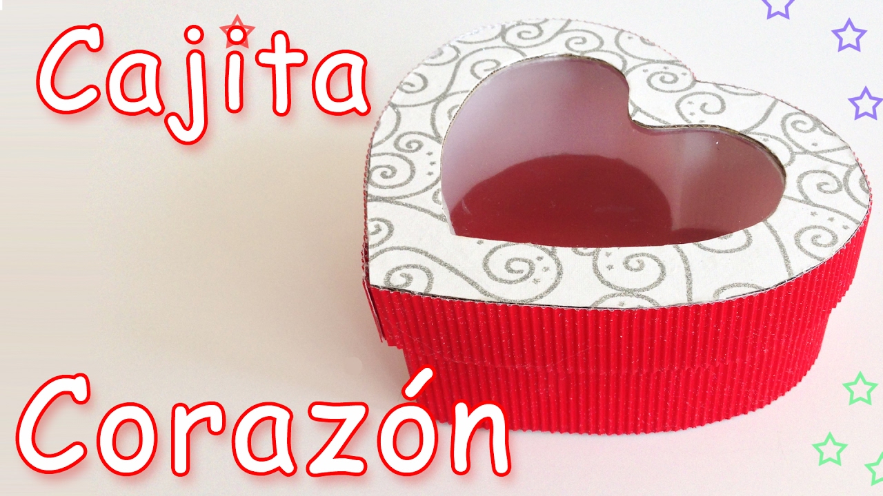 Manualidades para San Valentín : Caja Corazon  - Manualidades Para Todos