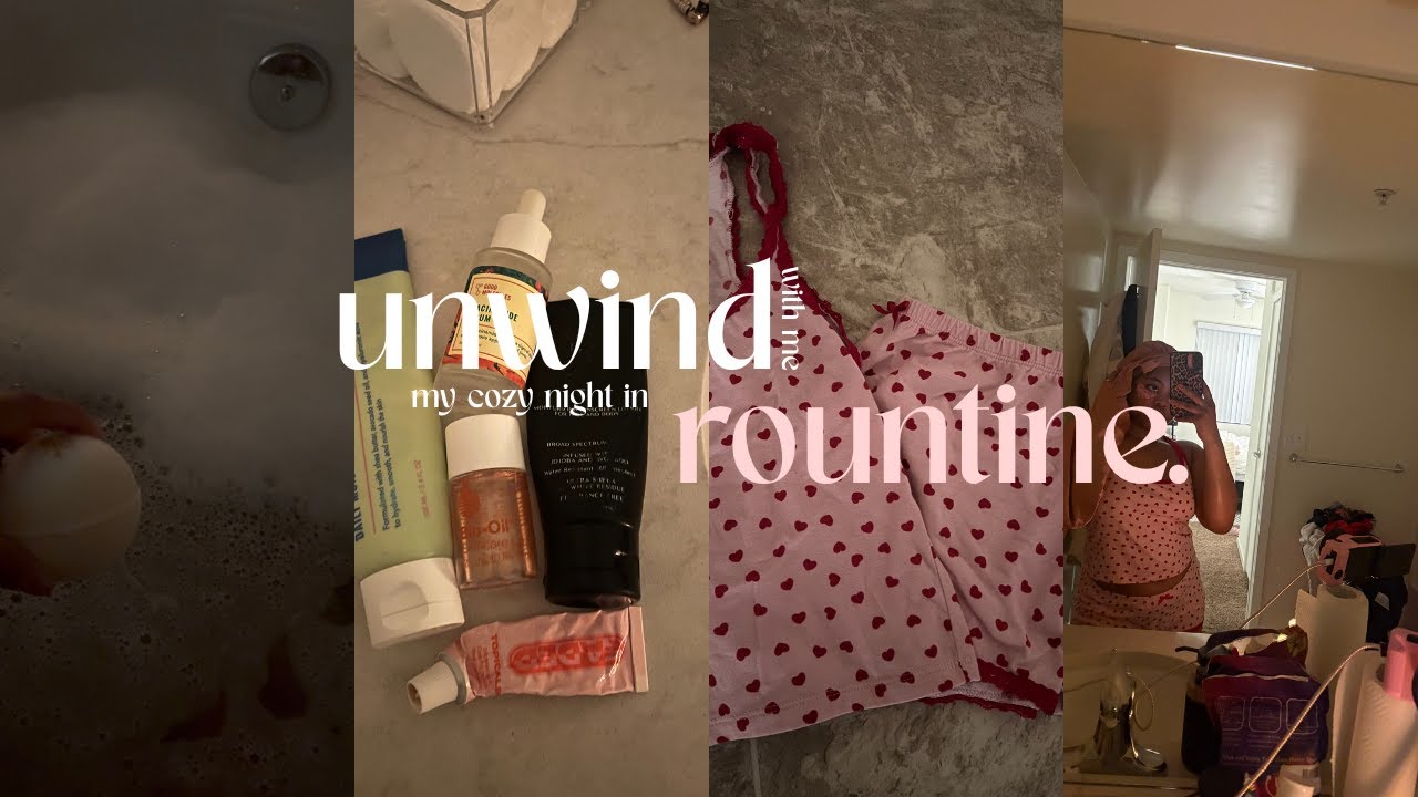 UNWIND W/ ME|FRIDAY NIGHT IN + SELF CARE + PACKAGES + RELAXING + MORE!!