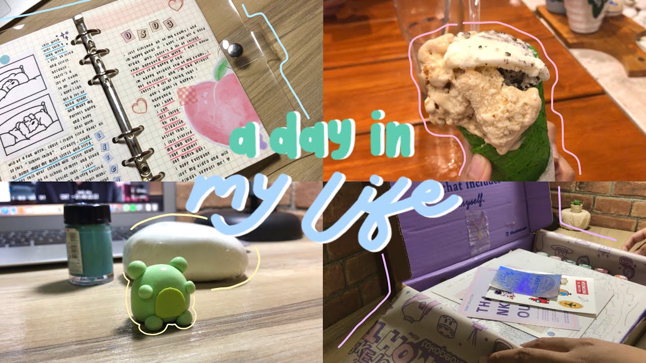a day in my life : studying 📖, journaling, unboxing 📦, diy // indonesia
