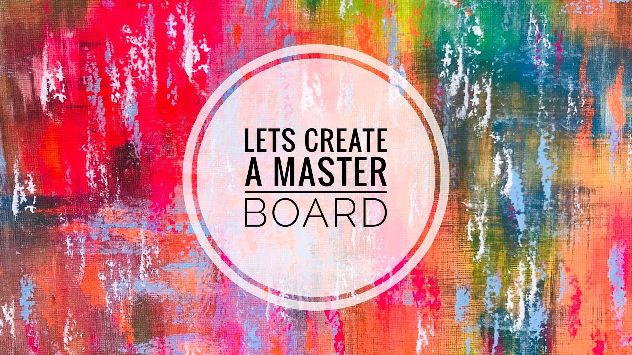 Простая смешанная техника Masterboard — Часть 1