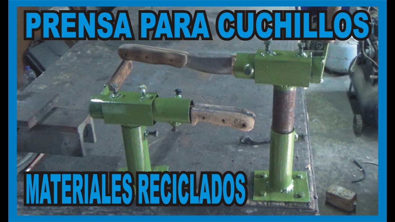 prensa cuchillera super  fácil (morsa, tornillo de banco)