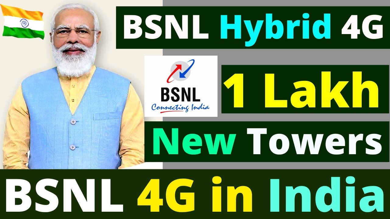 BSNL Hybrid 4G Tender Launch 2021 | BSNL 1 Lakh 4G Towers Deployment in India | BSNL 4G Launch News