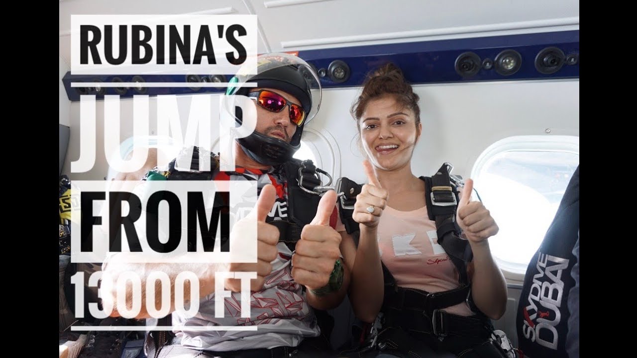 Rubina's Sky Dive in Dubai