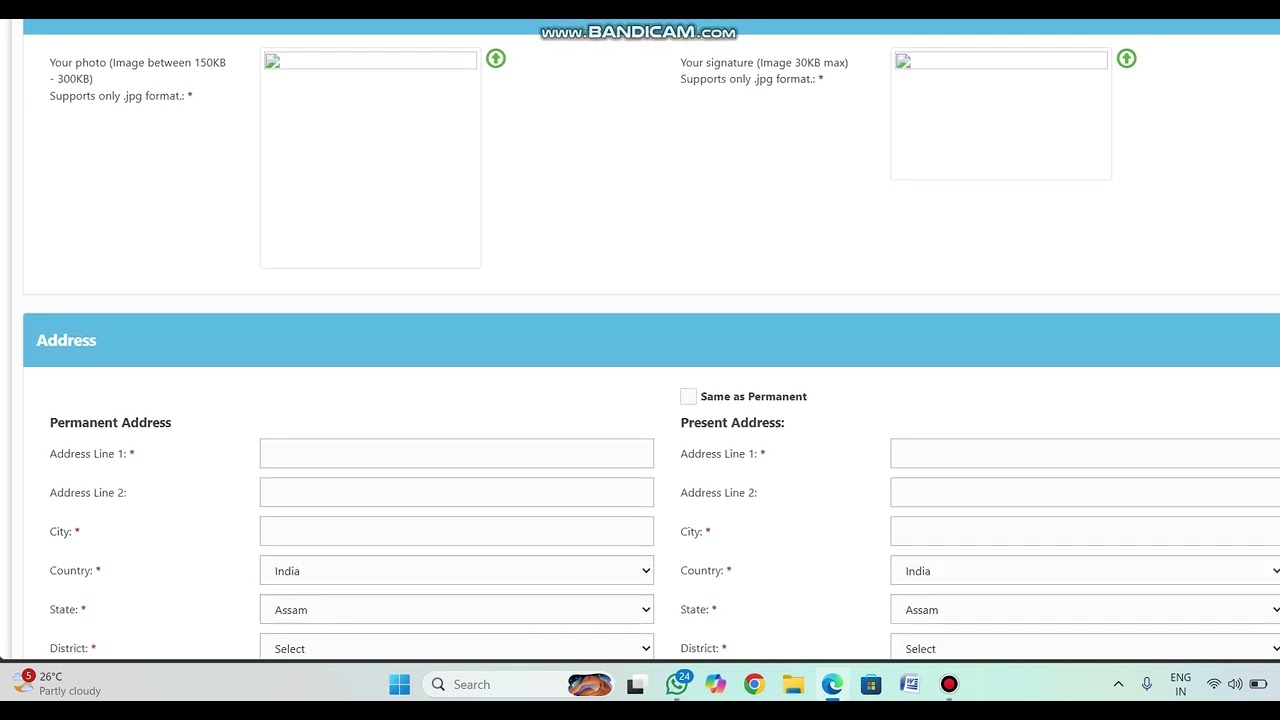 ASSAM UNIVERSITY B.ED FORM FILL UP STEPS TO STEPS COMPLETE PROCESS APPLY