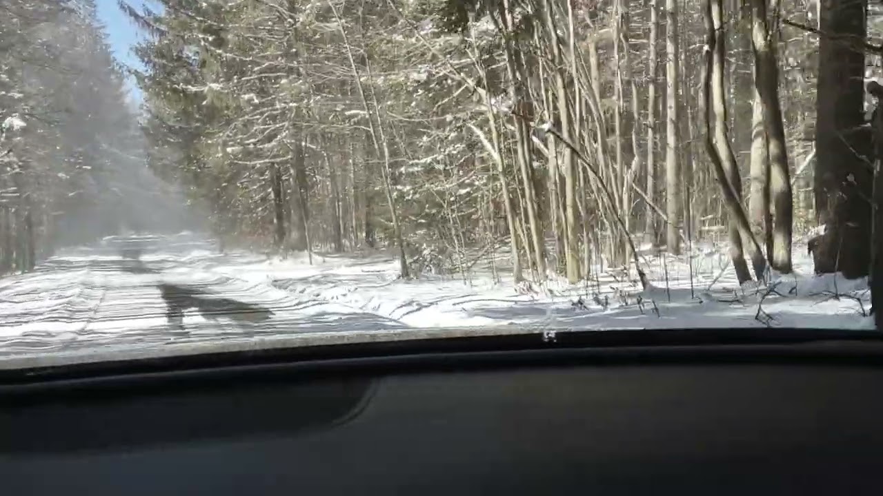 Hyundai Santa Cruz in snow