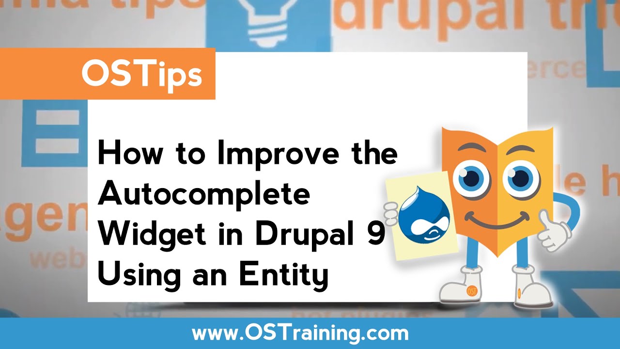 How to Improve the Autocomplete Widget in Drupal 9 Using an Entity Reference View