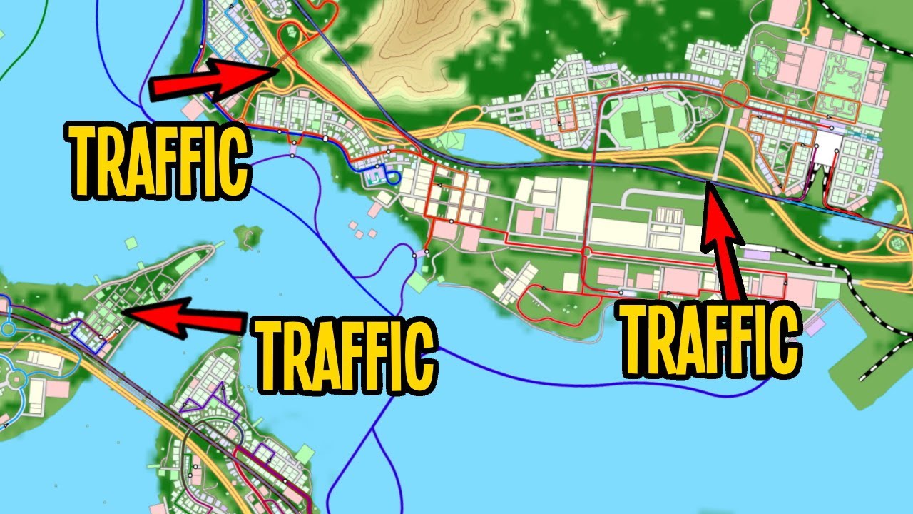 Fixing Chronic Traffic that's Backed Up Across the Map in Cities Skylines!