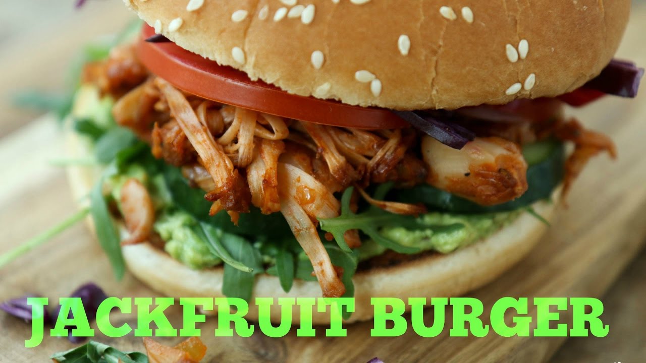 Jackfruit Burger, Vegan Pulled-Pork