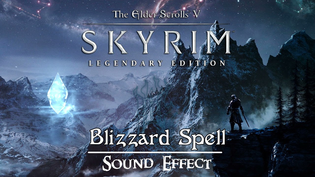 The Elder Scrolls V: Skyrim | Blizzard Spell [Sound Effect]