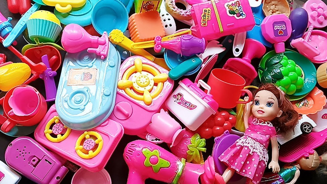 2 minutes satisfying with unboxing Hello kitty kitchen set Hello kitty ASMR