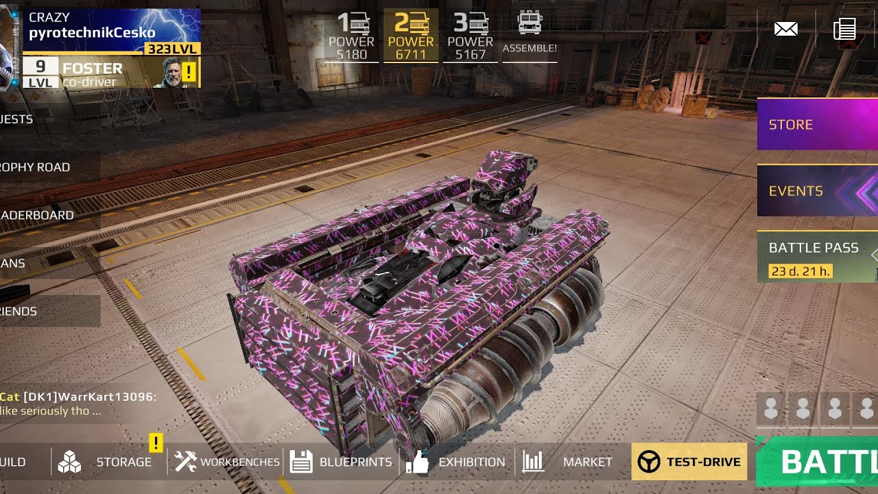 Nová zbraň . Crossout mobile.