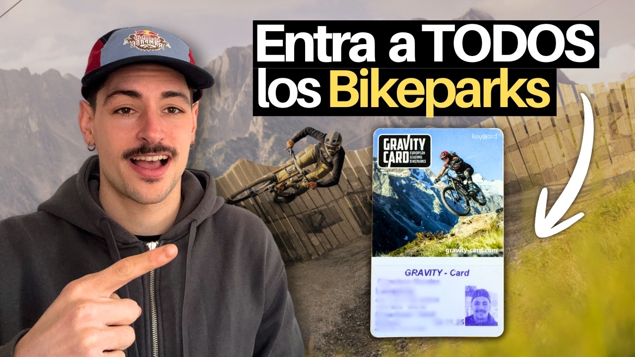 Con esta TARJETA puedes montar en BIKEPARKS por toda Europa