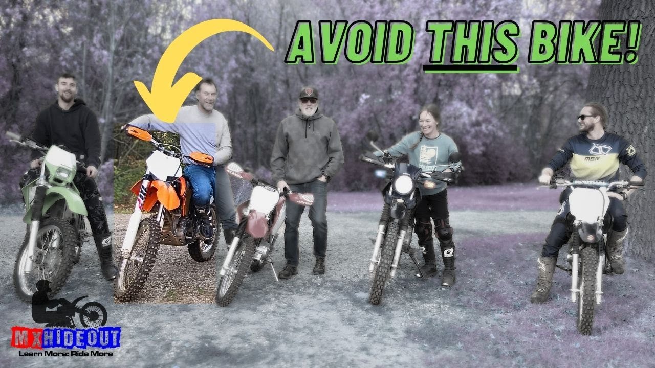 Best Dirt Bike For BEGINNERS 2024 Based On Size [5 To AVOID]