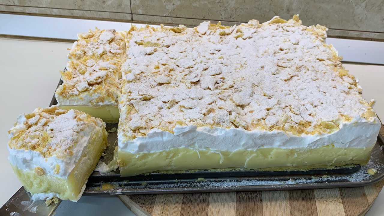 Cremsnit in 30 de minute | cremos si foarte ușor de preparat | o prajitura simpla și rapida