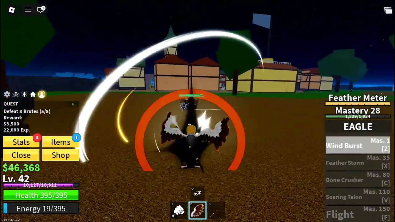 Episode 6 Of Grinding On A New Blox Fruit Account!🍊💰