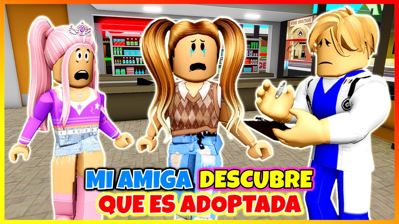 MI MEJOR AMIGA DESCUBRE QUE ES ADOPTADA 😥 ROBLOX BROOKHAVEN RP (Historias de roblox)