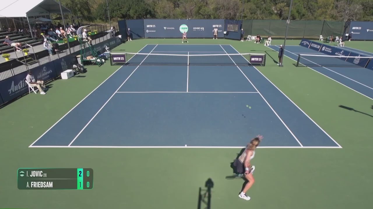 Iva Jovic [WC] [1] (USA) vs Anna-Lena Friedsam (GER) // 6-2 6-1 // W125 Austin // 1st Round