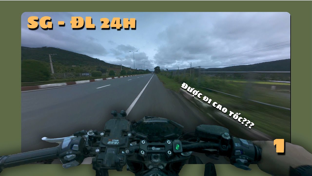 TOUR ĐÀ LẠT 24H | P1: Trải nghiệm đi DT725 ngày mưa bão và thông CAO TỐC cho xe máy | TUI LÀ KEN