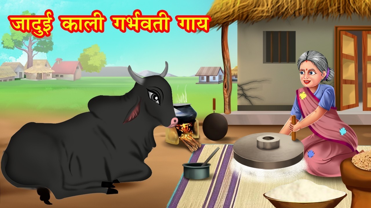 जादुई गर्भवती काली गाय | jadui garbhwati kali gaay | Jadui Kahaniya | Moral story