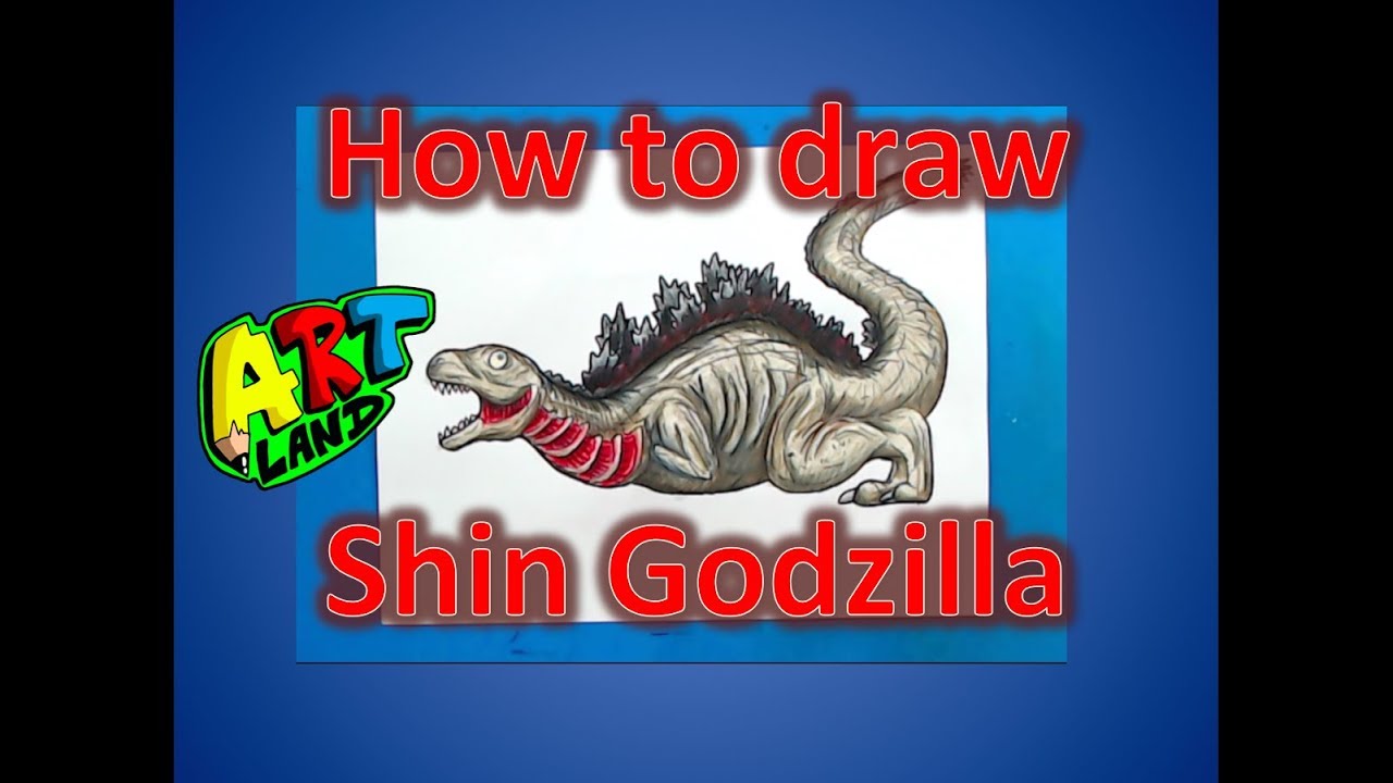 How to Draw Shin Godzilla Second Form