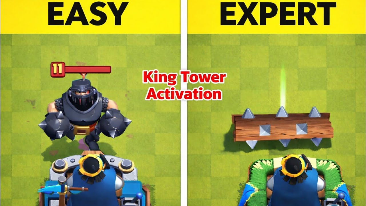 Clashroyale King Tower Activation From Easy To Impossible....👑