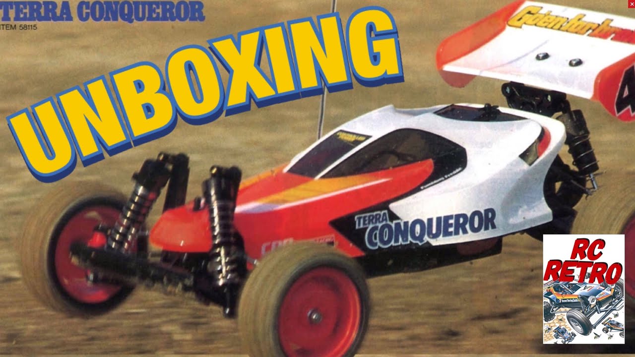 e80: VINTAGE TAMIYA RC TERRA CONQUEROR UNBOXING DF-01 PROMO