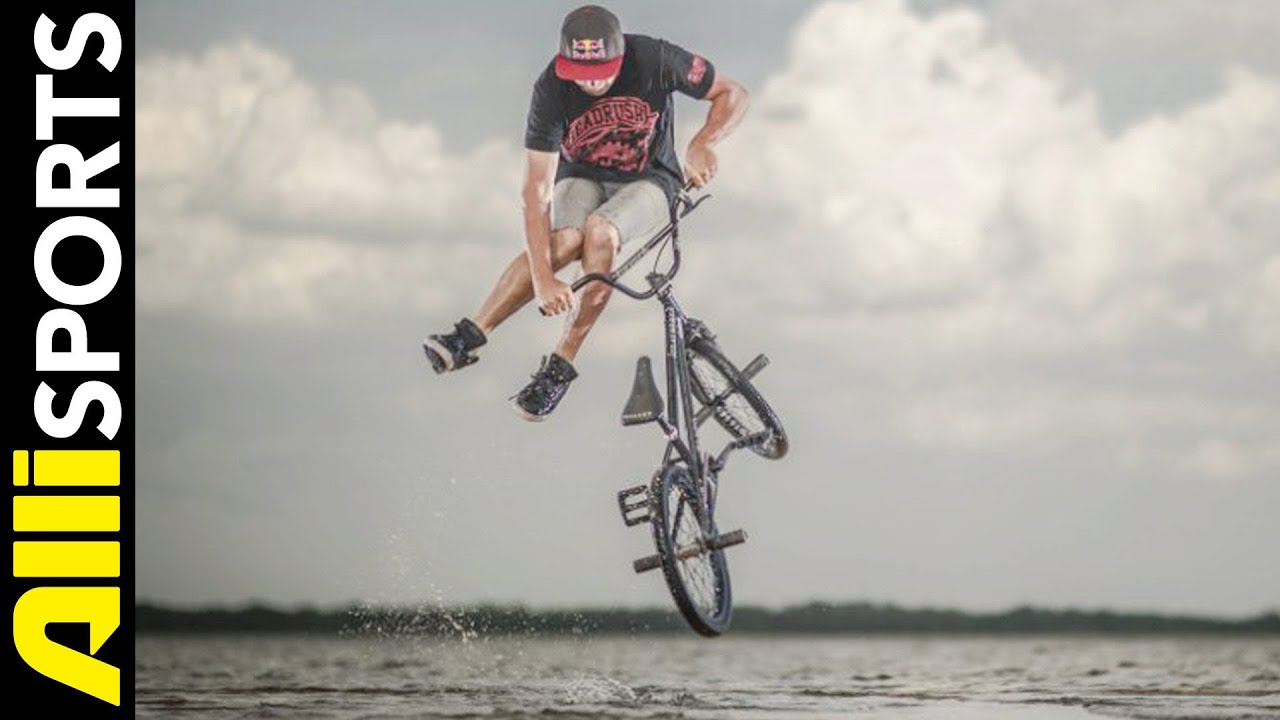 Terry Adams BMX Flatland on Water, Under Adam Errington Wakeboarding, Alli Sports Day With