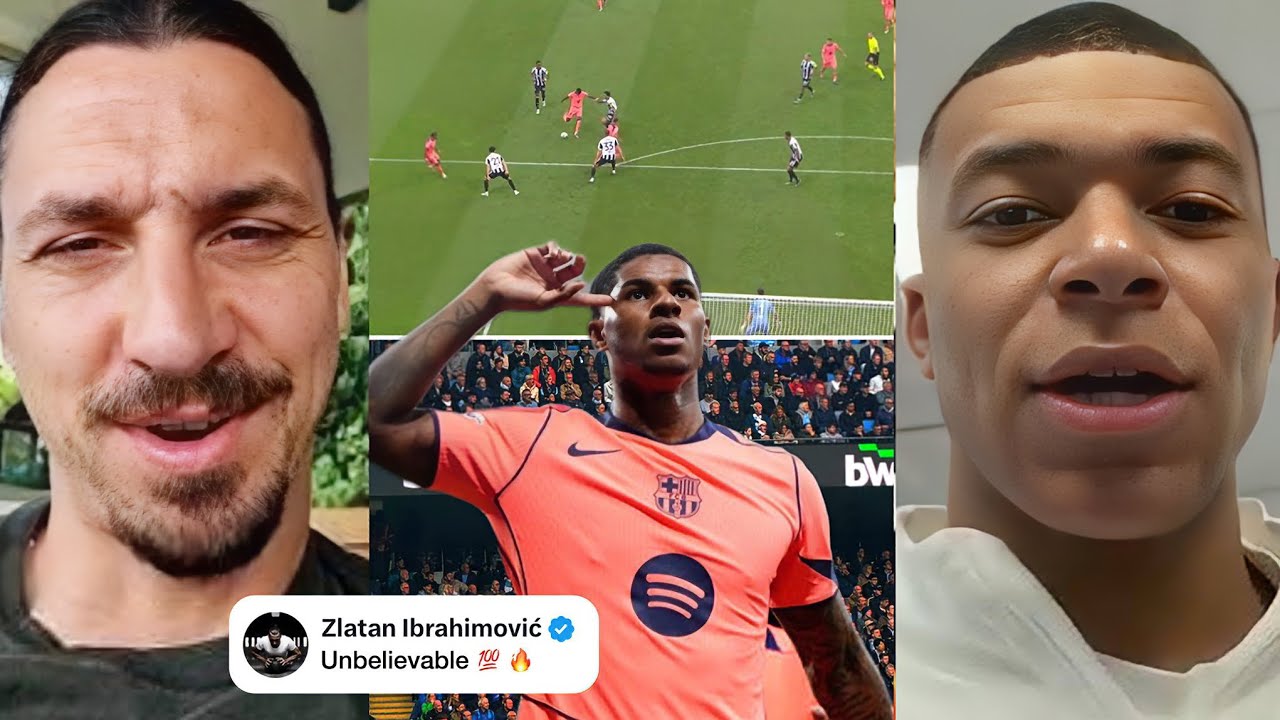 ЗНАМЕНИТАЯ РЕАКЦИЯ НА НЕВЕРОЯТНЫЕ ДВА ГОЛА РЭШФОРДА | «Ньюкасл Юнайтед» — «Барселона» 2:1