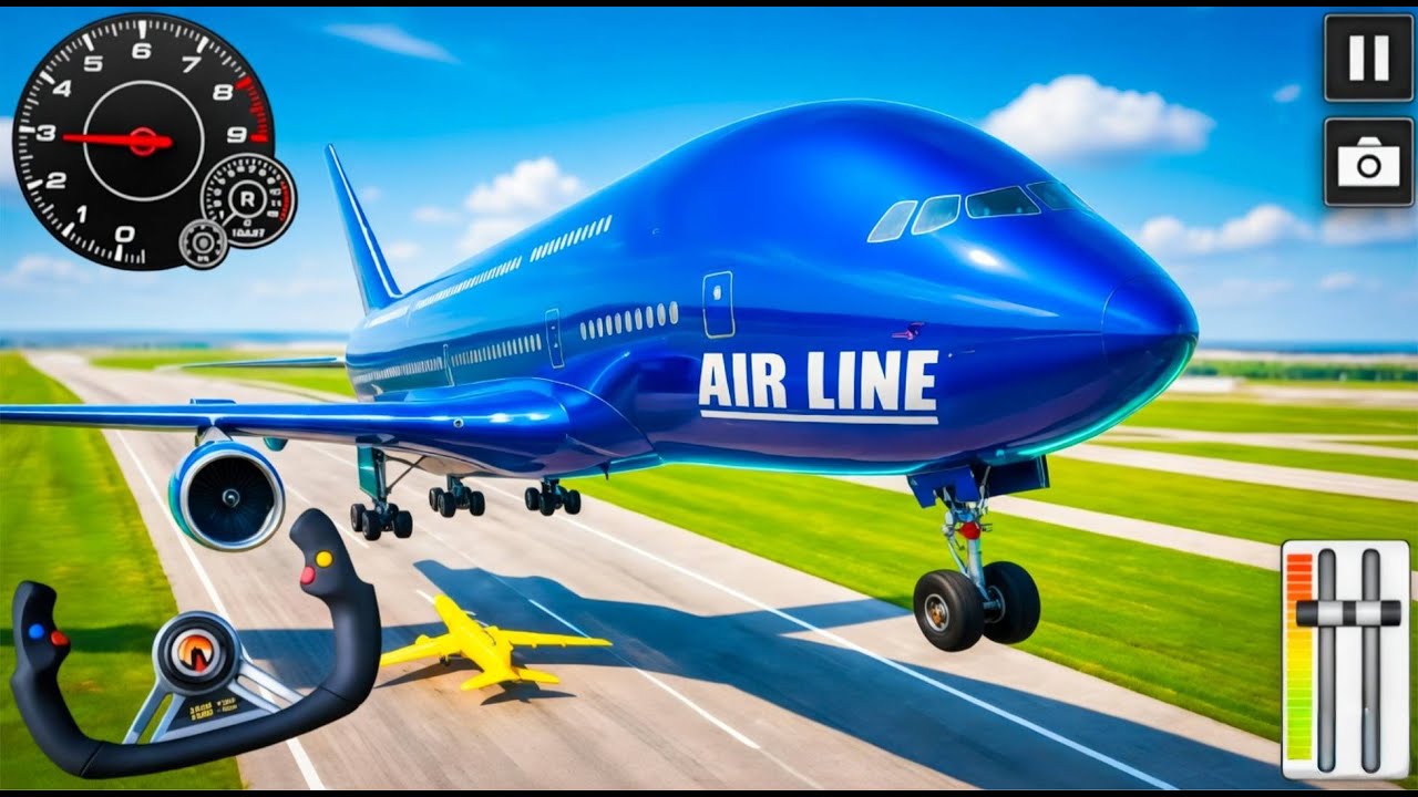 Flight Airplane City Pilot Simulator - Boeing Emergency Landing Challenge 😱✈️ (Android Gameplay)