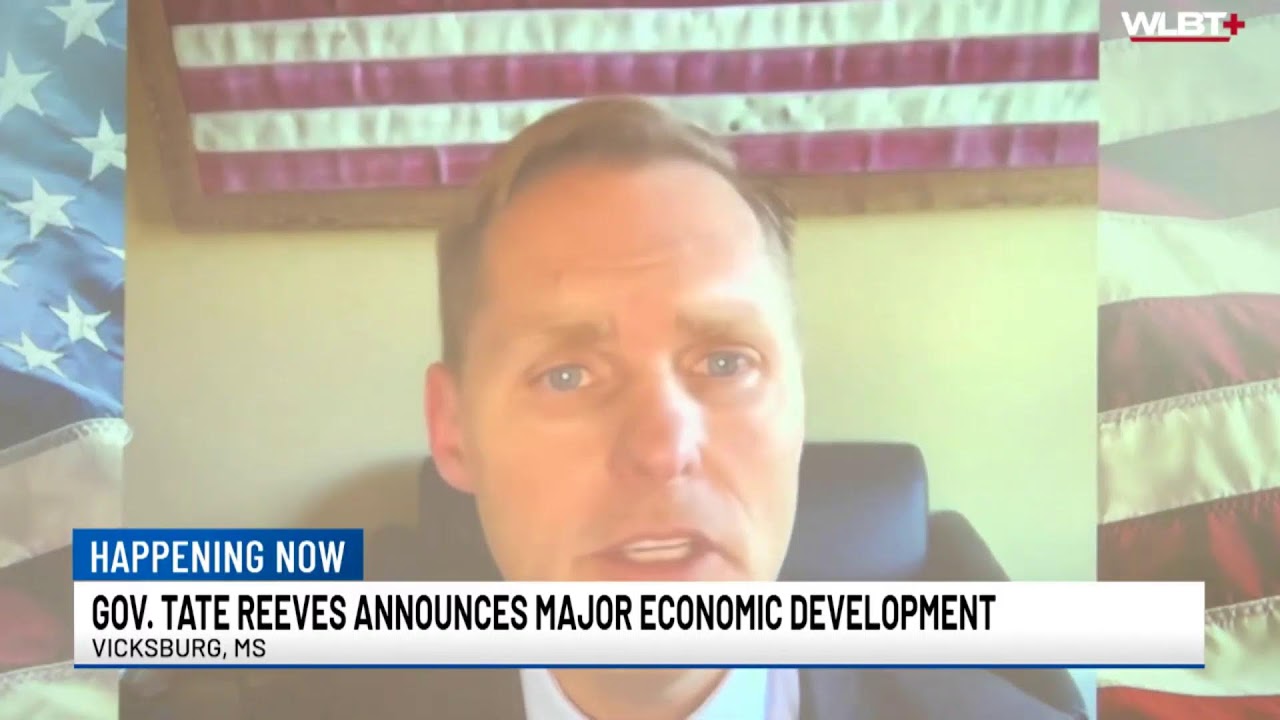 Gov. Tate Reeves announces a major economic development
