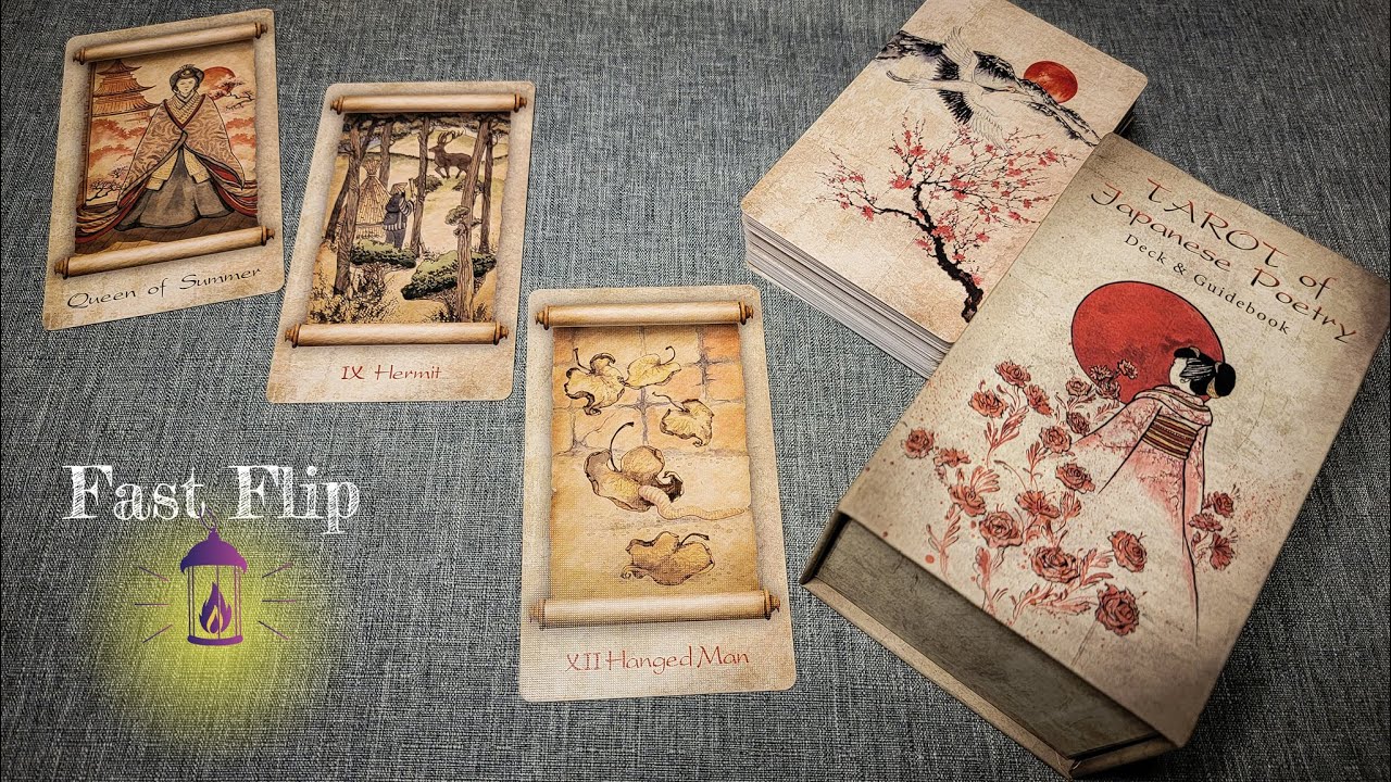 Tarot of Japanese Poetry Fast Flip, (Kickstarter,