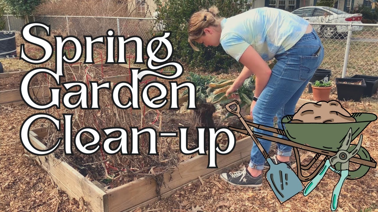Spring Garden Clean-Up 2022 🌸🌱//Garden Bed ✨Refresh✨//Crystal Does//
