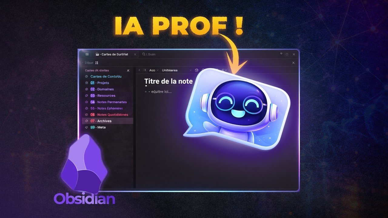 Apprendre Obsidian 3 FOIS PLUS VITE : Grâce à Google Gemini Deep Research et AI Studio