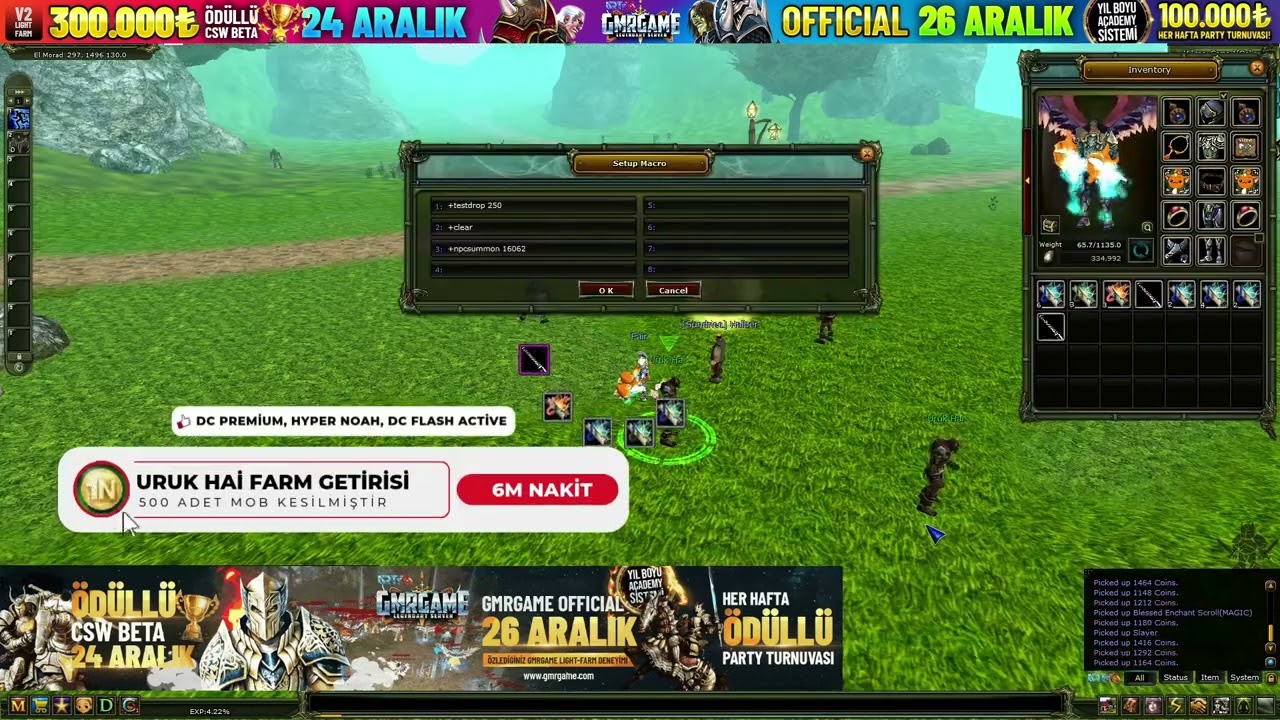 GMRGAME - EMC-LUFERSON Farm Getirisi