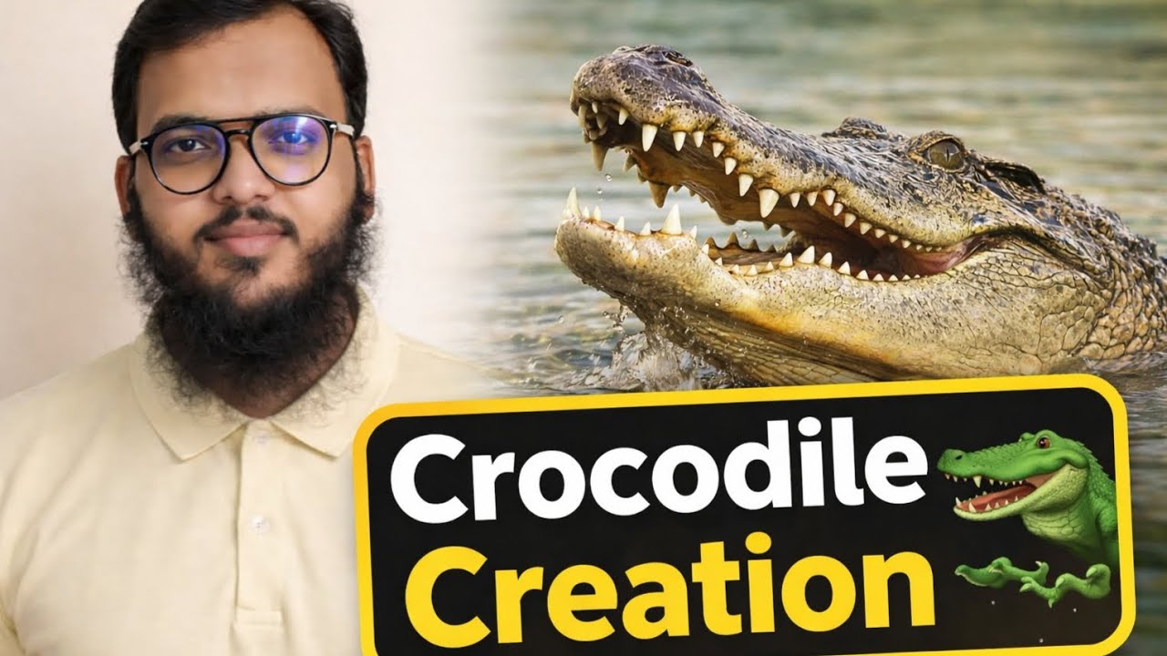 Crocodile 🐊 Creation Wonderful Abu Sumaiya 