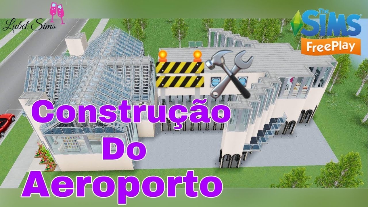 Como construir Aeroporto 🚧🛠 - The Sims FreePlay - How to Build Airport