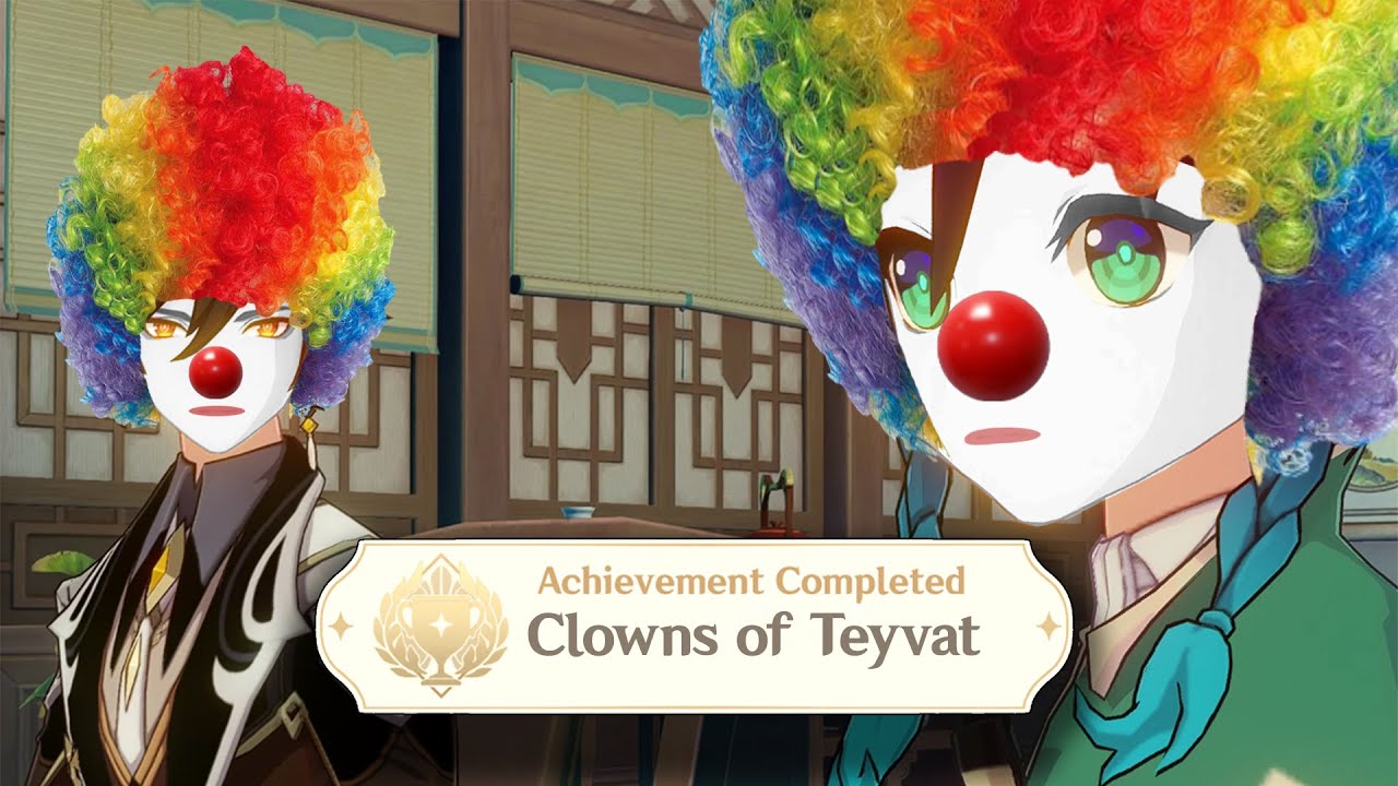 Zhongli and Venti being clowns for 2 minutes straight