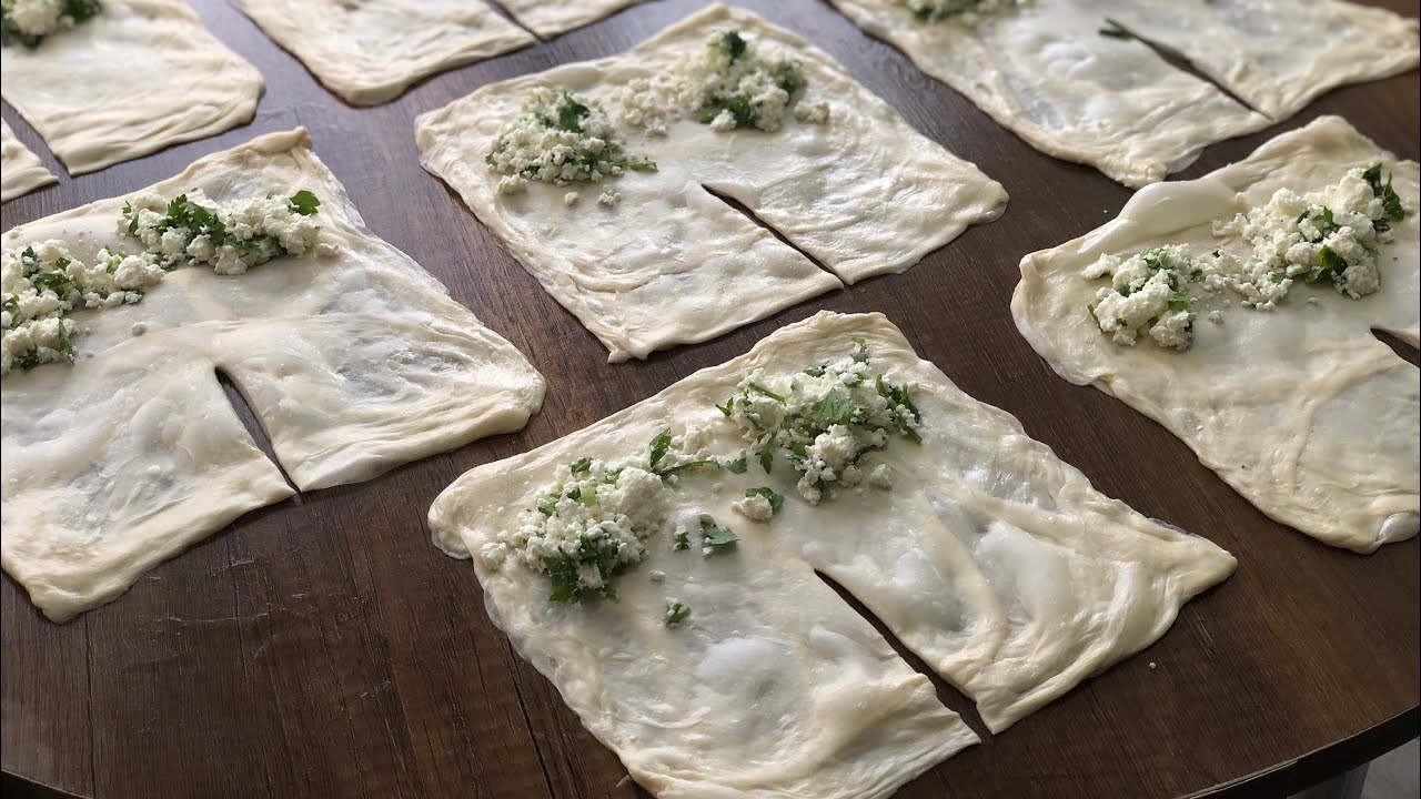 😱FARKLI BİR YÖNTEM OKLAVA YOK 👍MERDANE YOK 👍ZAR GİBİ BÖREK DAHA NE OLSUN😊